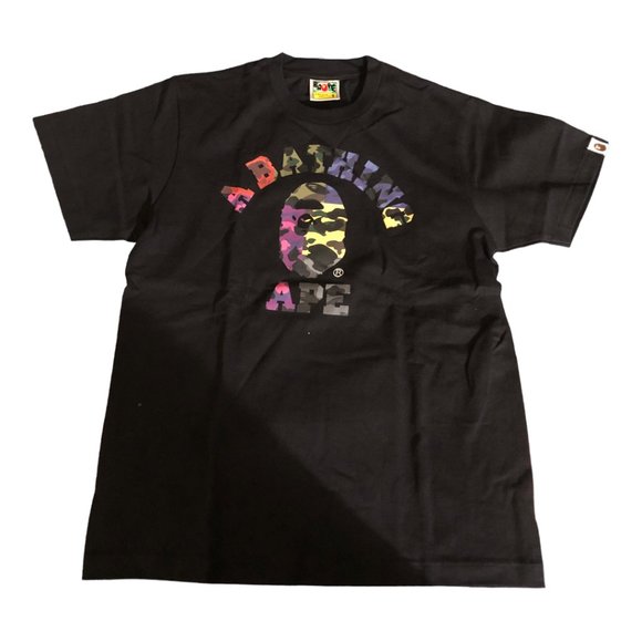 Bape Other - BAPE Mix Camo College Tee Black
